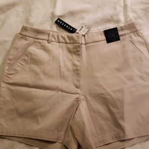 Lane Bryant Khaki Stretch Twill Shorts
